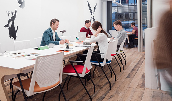 What is hot desking?